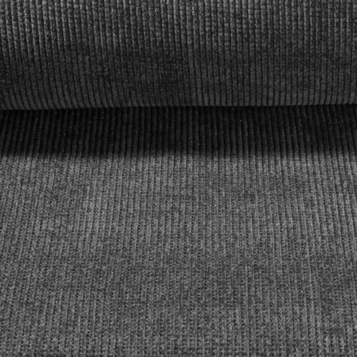 Stricksweat Lurex Grau
