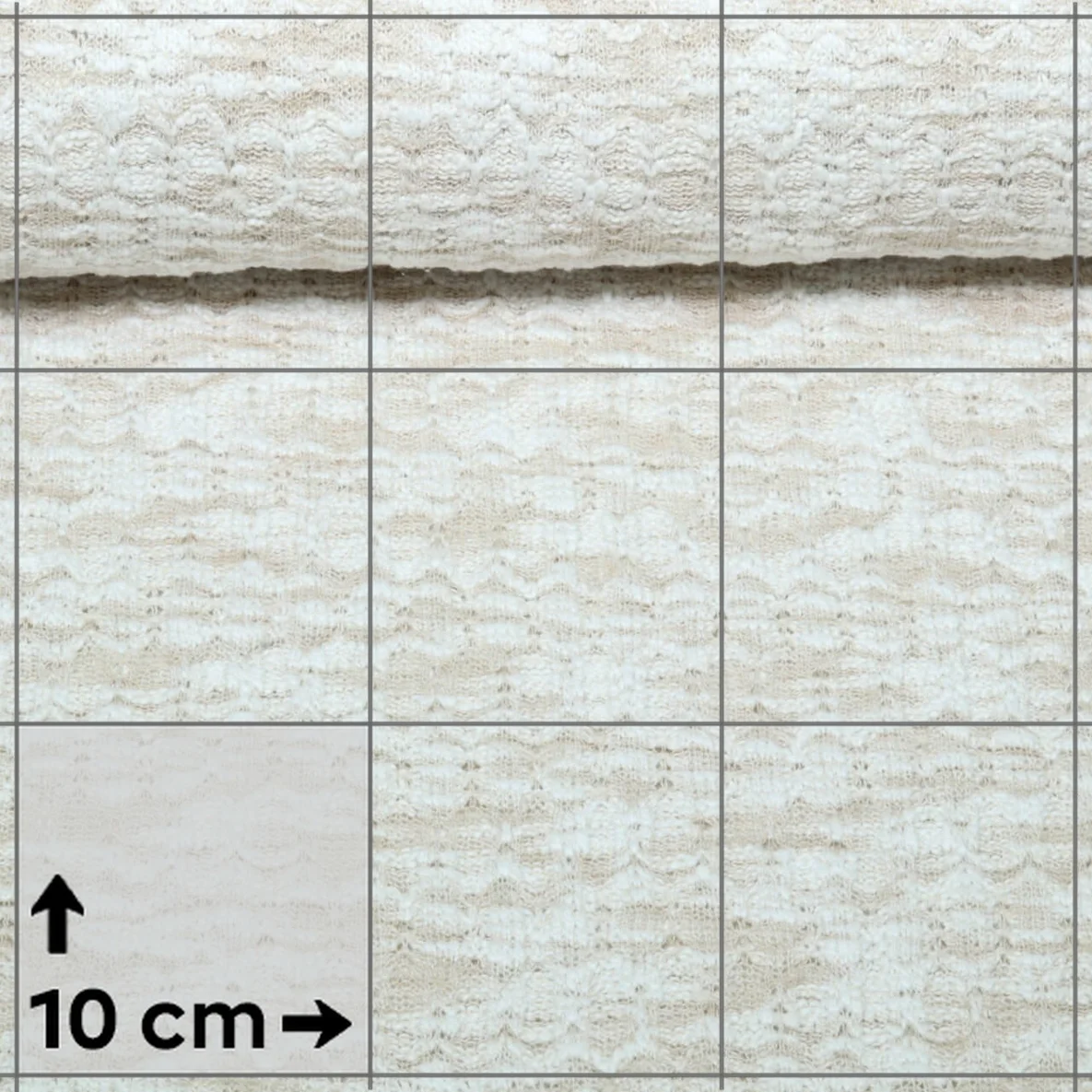 Stricksweat Melange Beige
