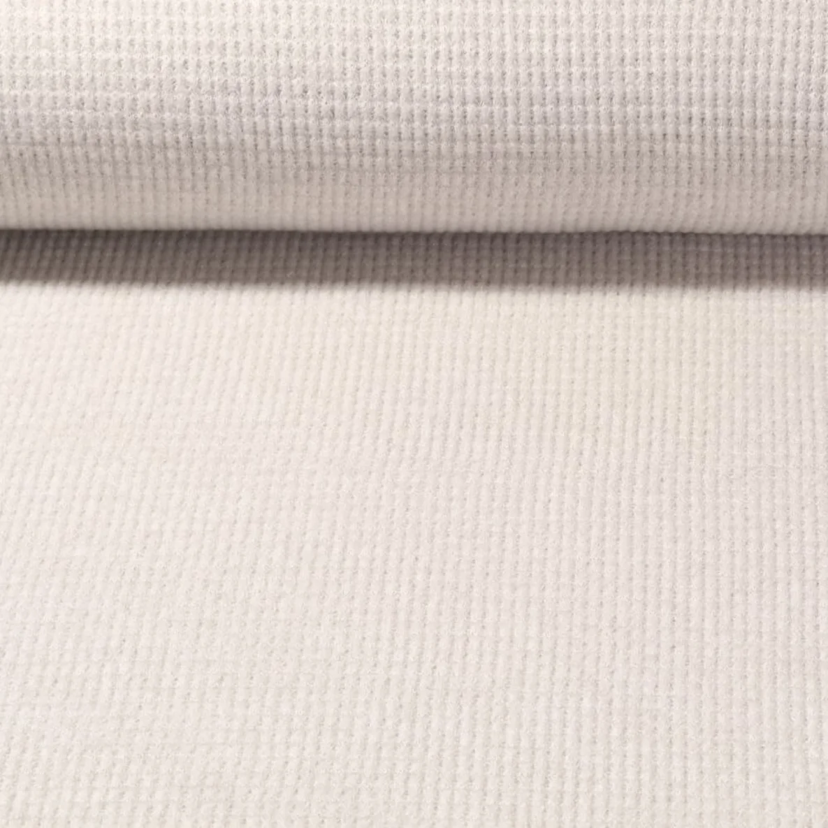 Stricksweat Softwaffel Hellgrau