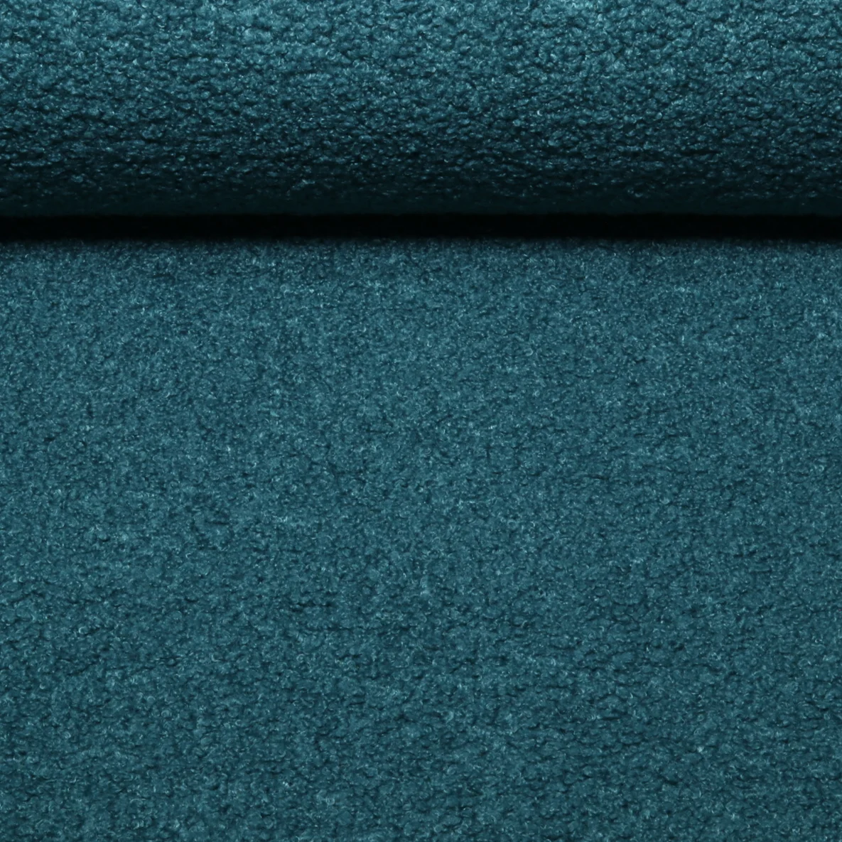 Sweat  Bouclé Uni Petrol