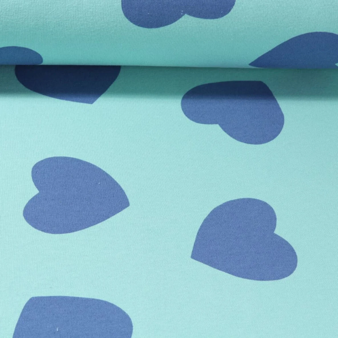 Sweat angeraut Herzen Mint