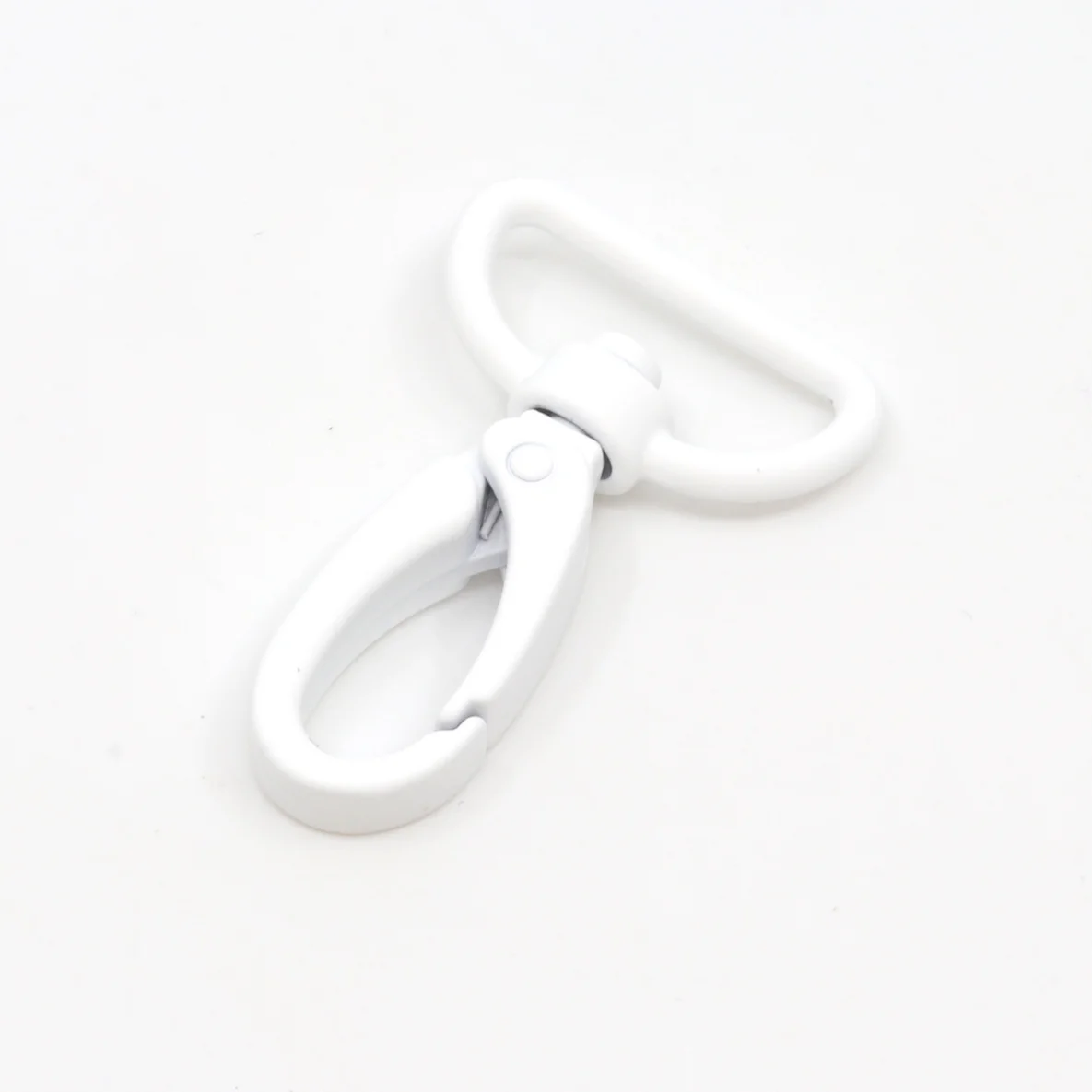 Taschenkarabiner Weiß B3 25mm