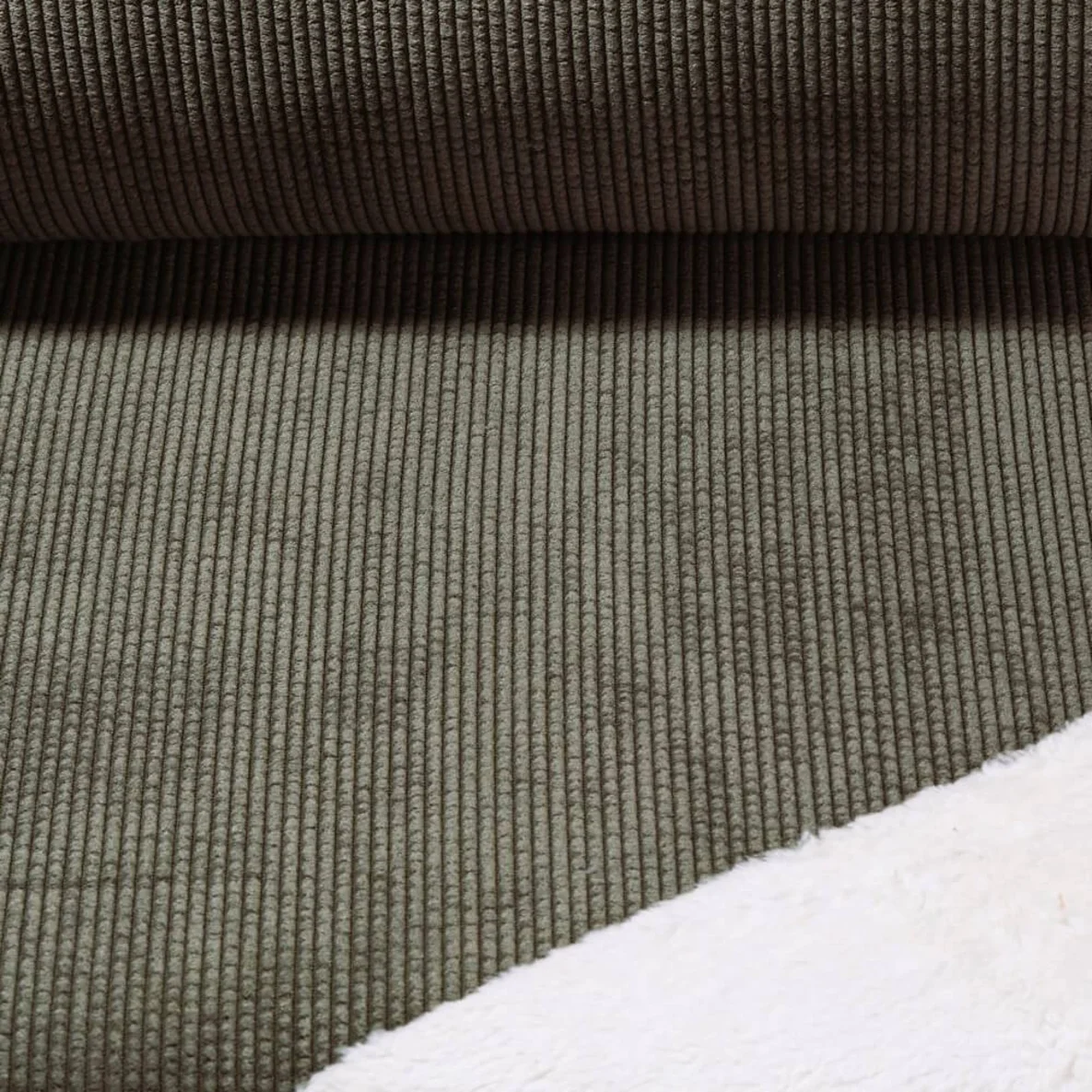 Teddy-Cord Doubleface Khaki