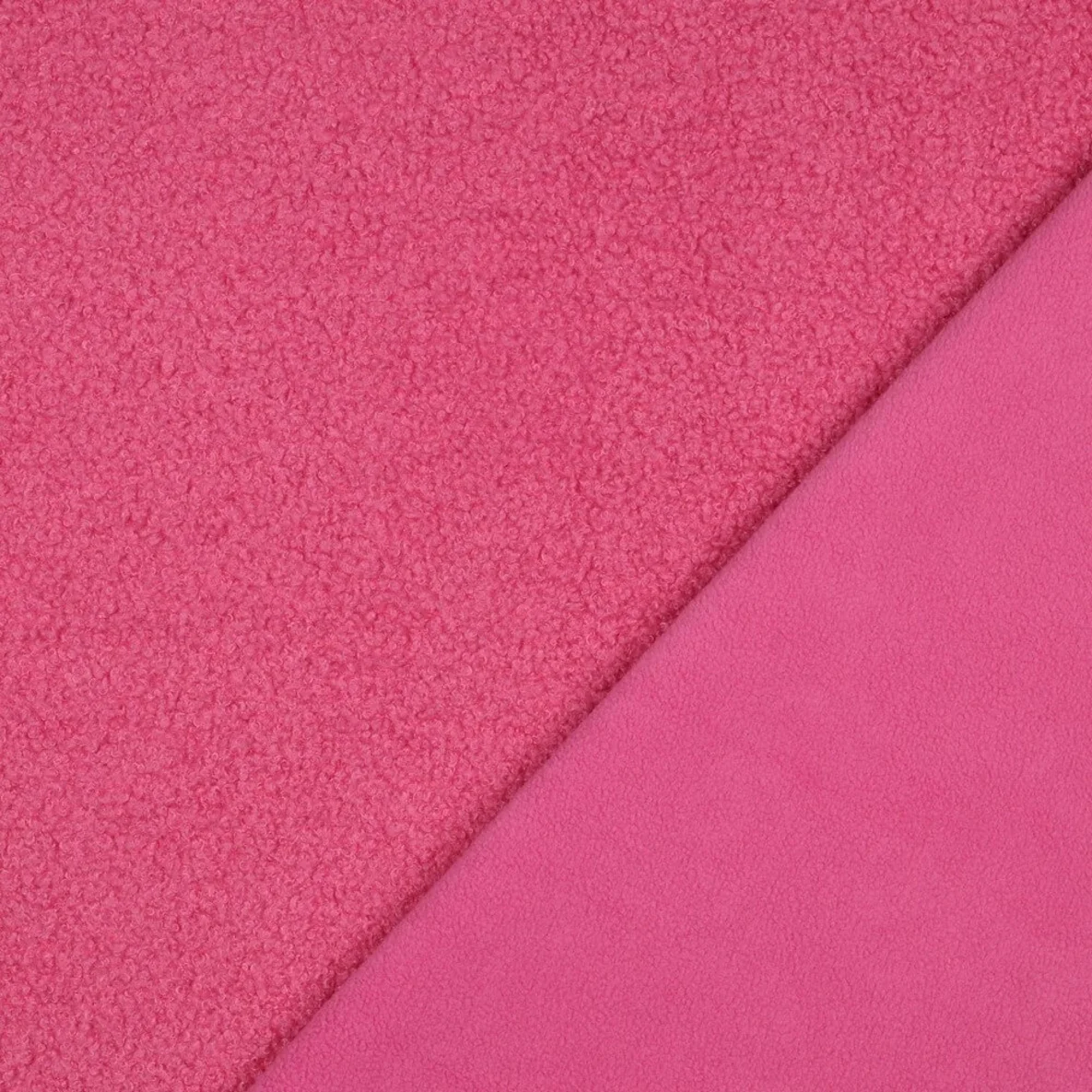 Teddyfleece Doubleface Uni Hortensie
