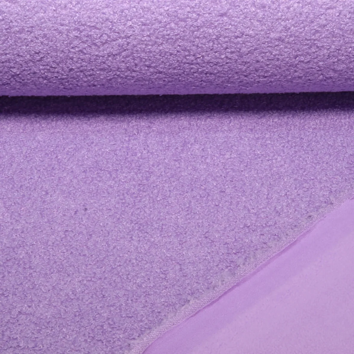 Teddyfleece Doubleface Uni Lavendel