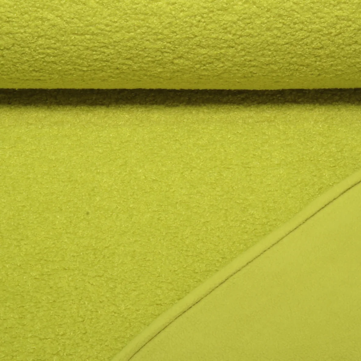 Teddyfleece Doubleface Uni Lime