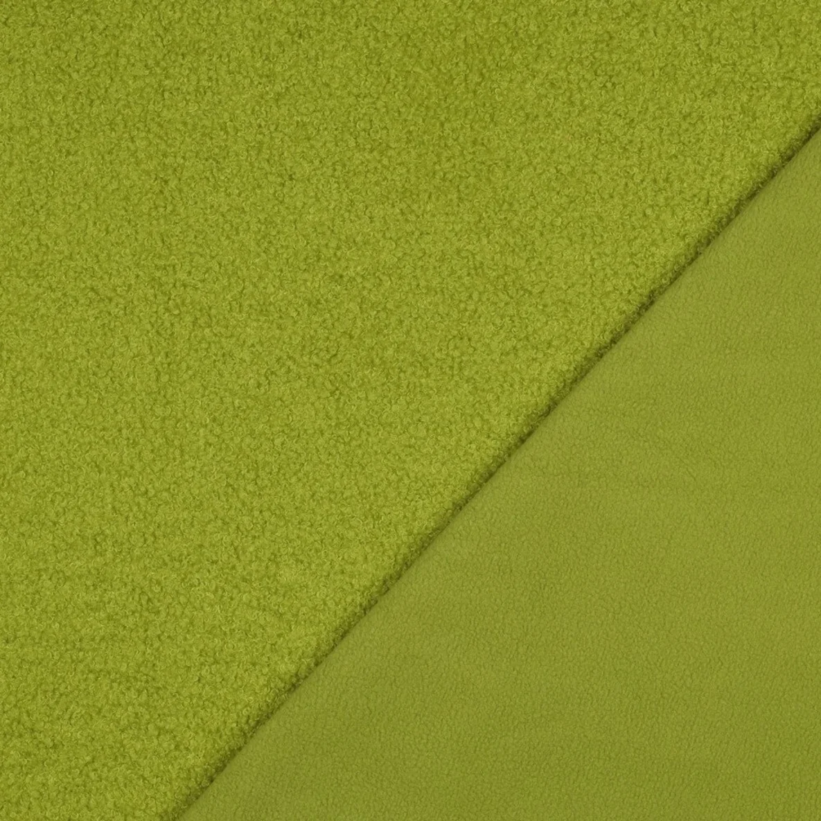 Teddyfleece Doubleface Uni Lime