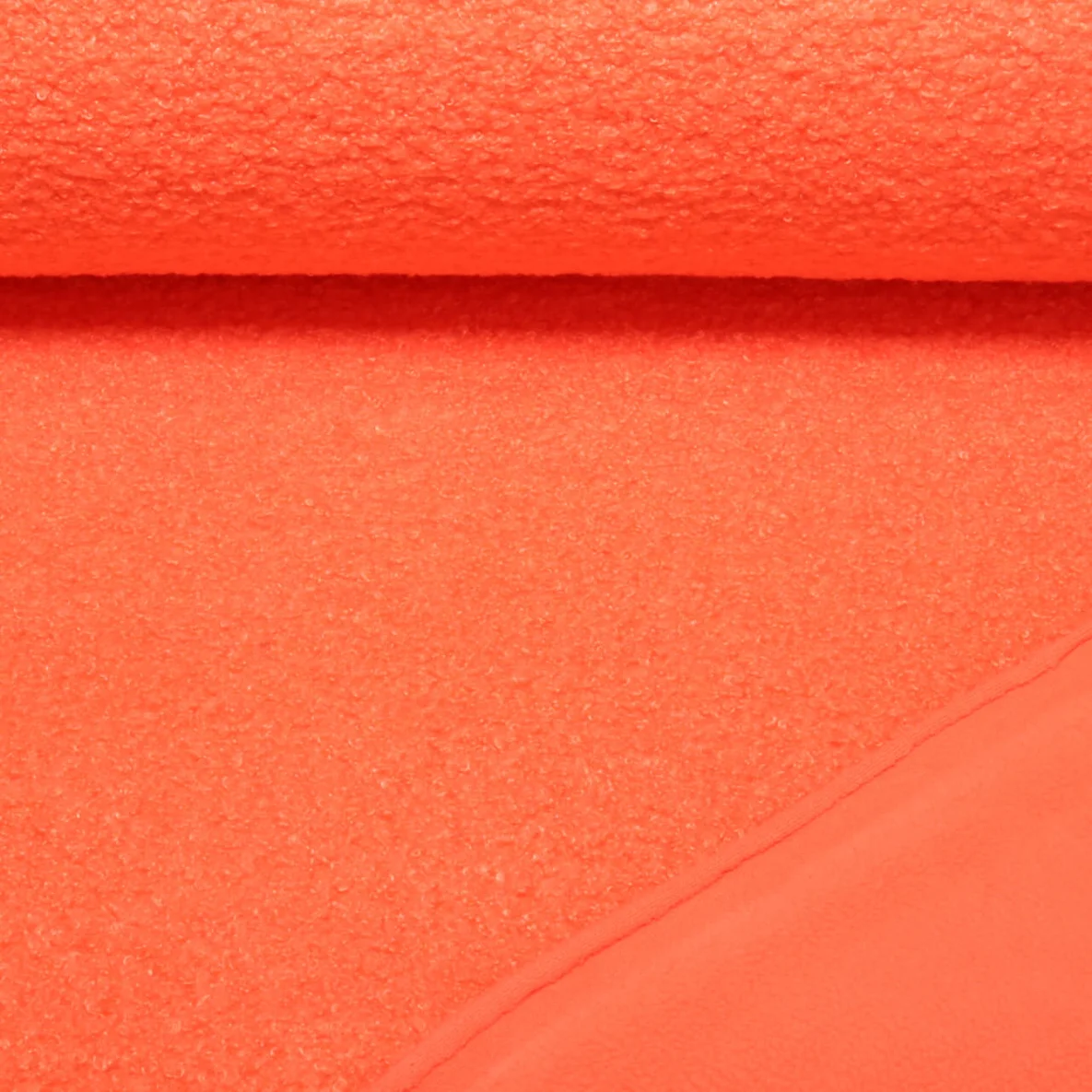 Teddyfleece Doubleface Uni Orange