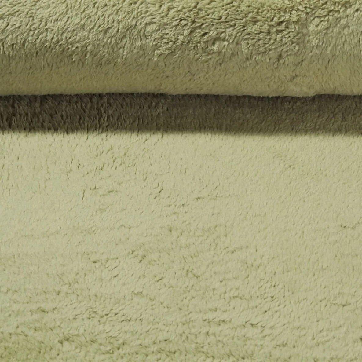 Teddyfleece "Jette" Uni Olivgrün