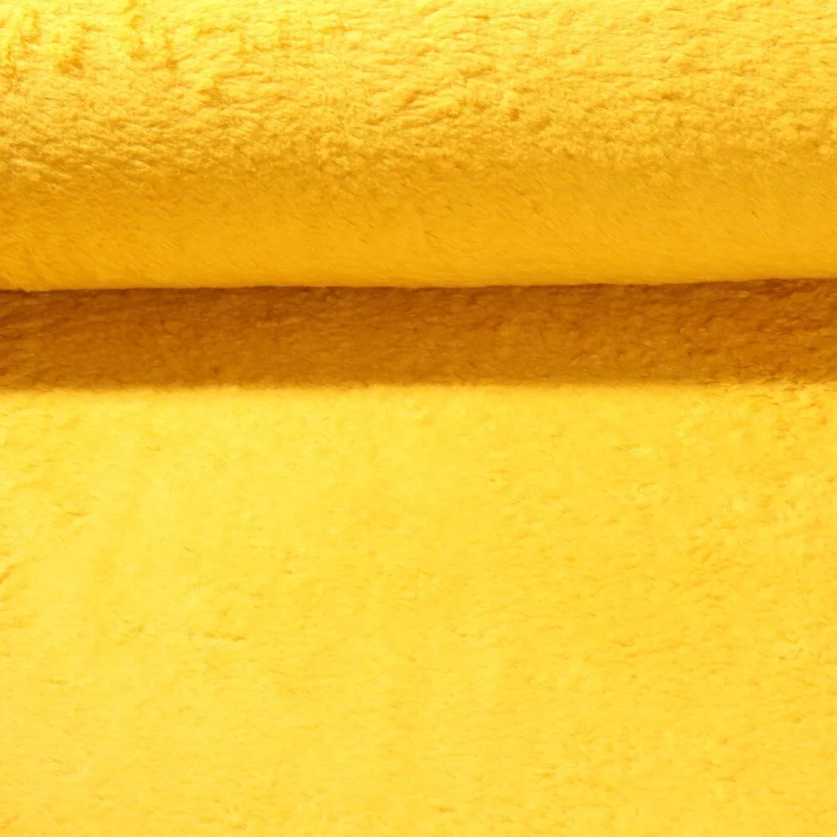 Teddyfleece Uni Sonnengelb