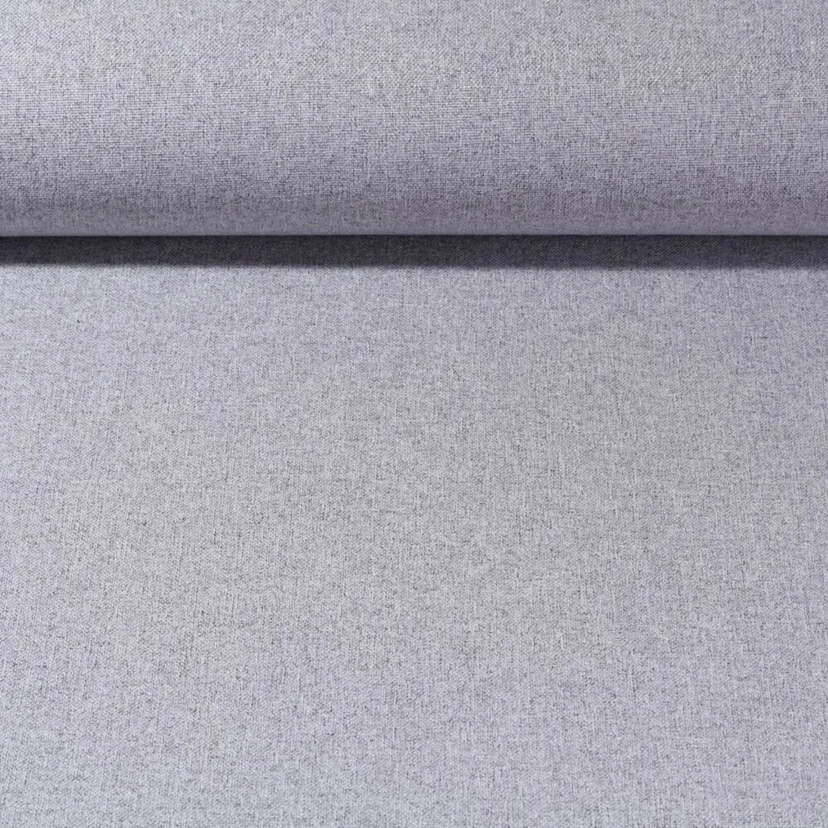 Verdunklungsstoff Leinenoptik Betongrau Melange 