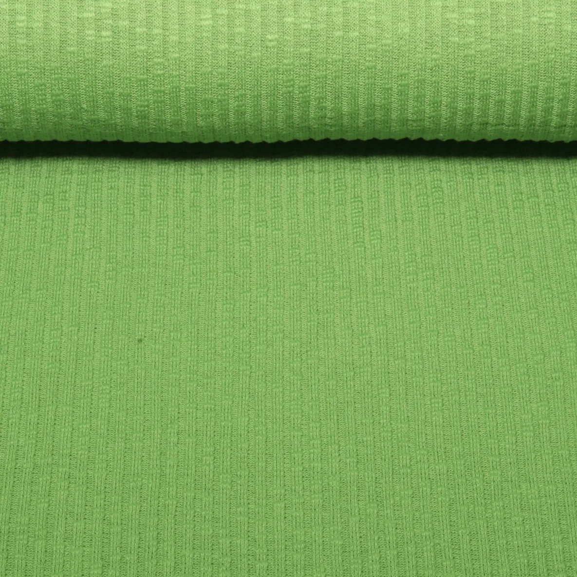 Vintage Strickjersey Apfelgrün