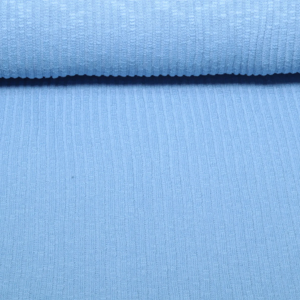 Vintage Strickjersey Hellblau