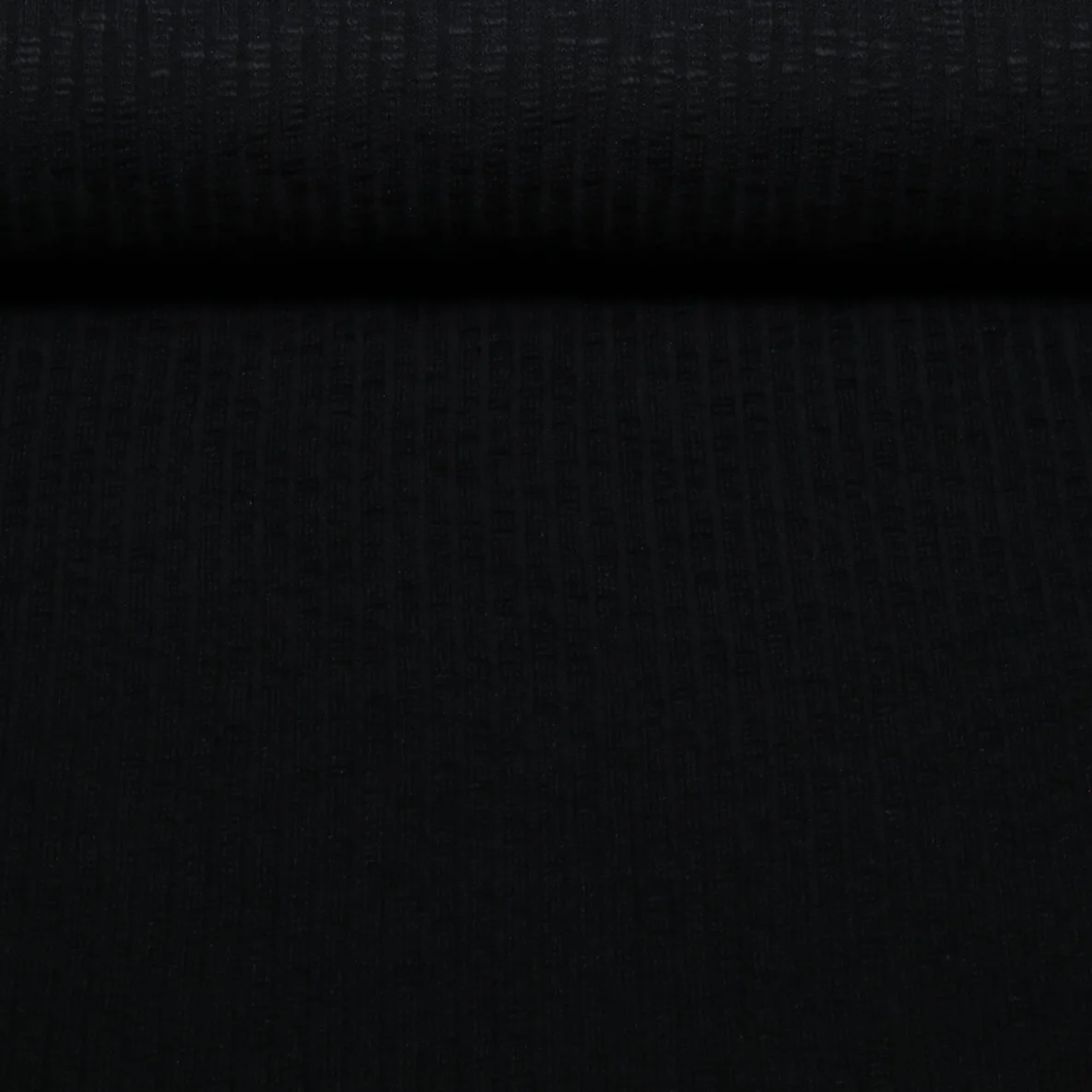 Vintage Strickjersey Schwarz