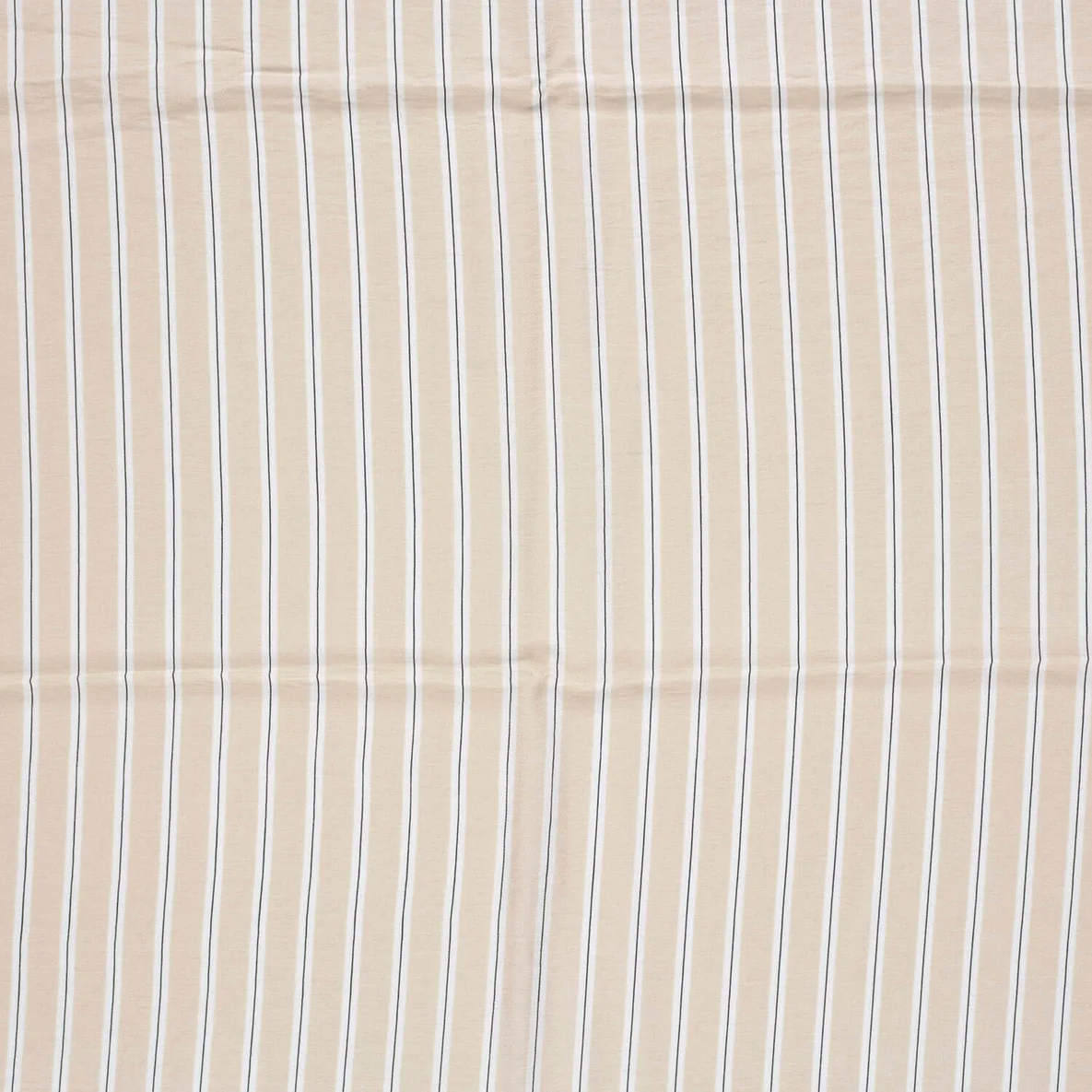 Viskose Crepe Streifen Beige