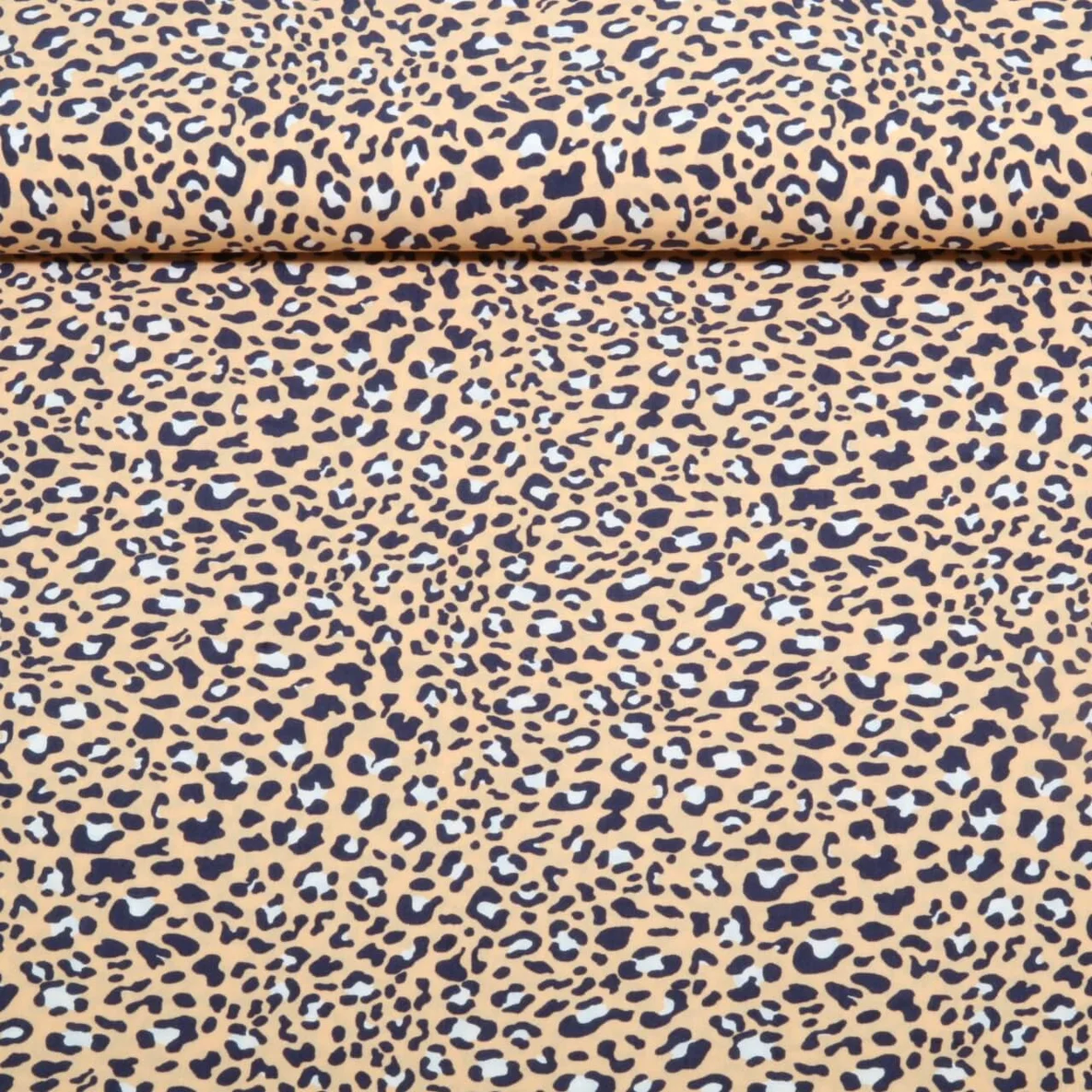 Viskose Leomuster Nude