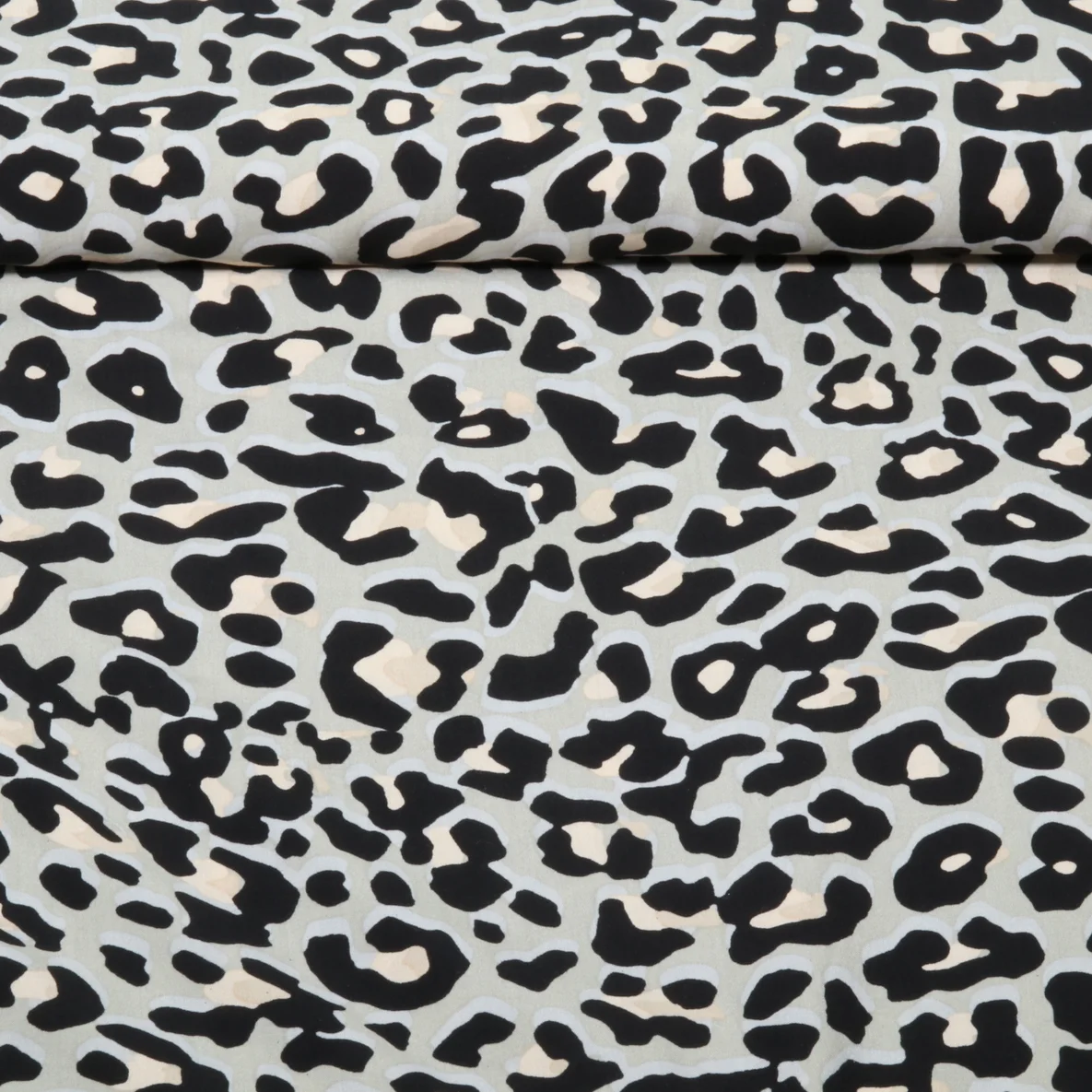 Viskose-Popeline Leo Beige