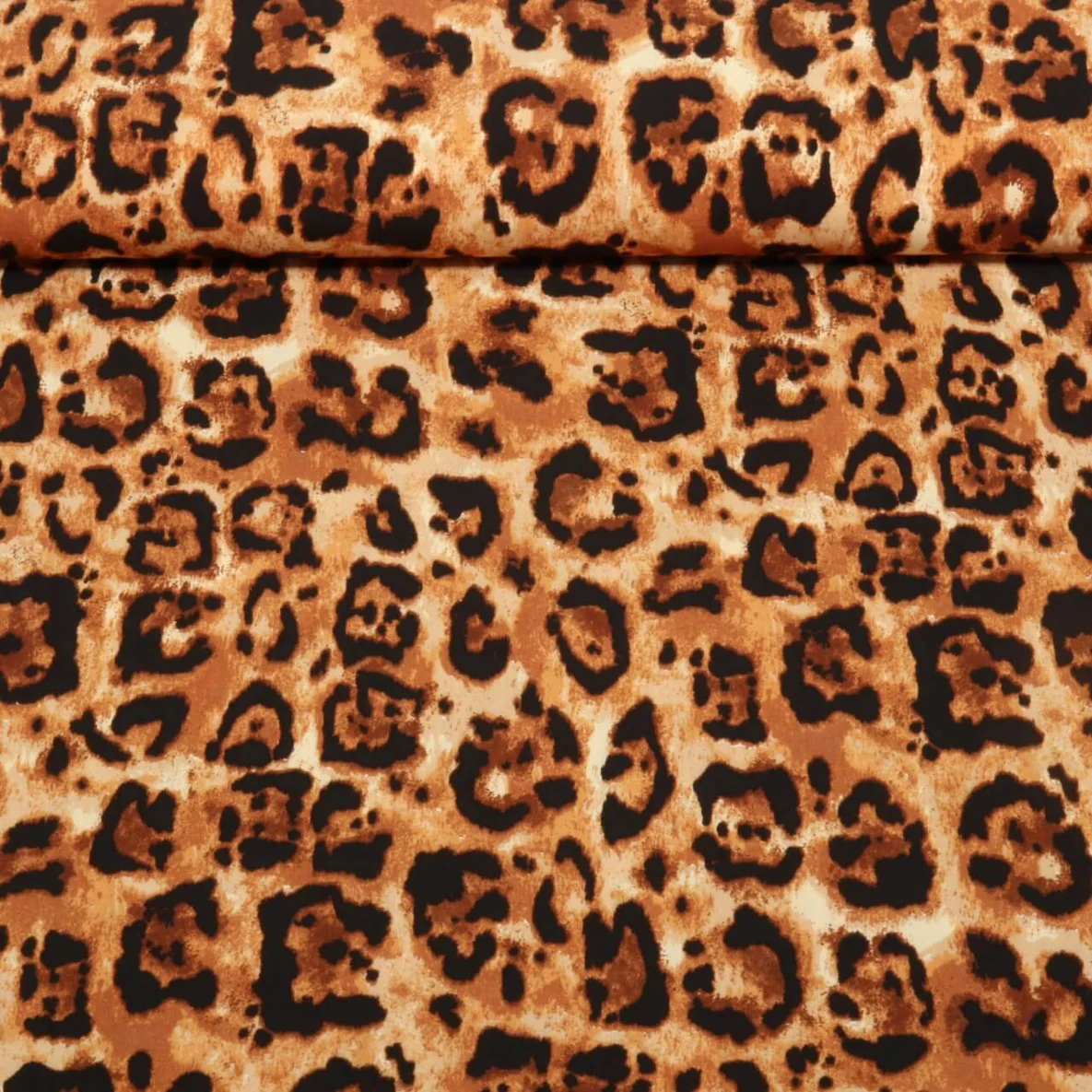 Viskose Popeline Leo Groß Braun