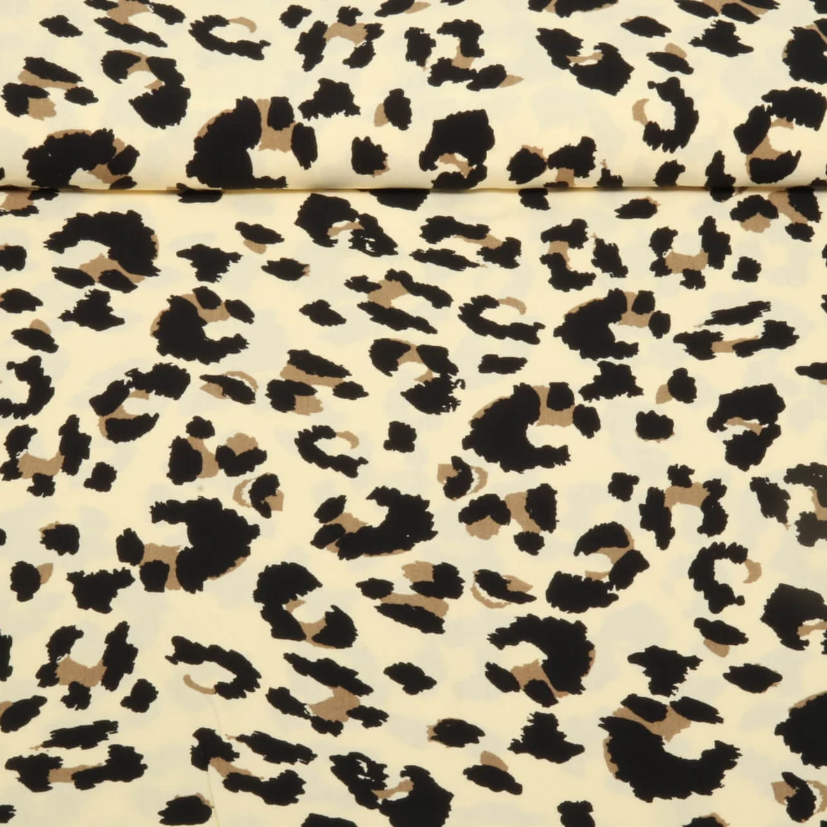 Viskose Popeline Leo Klassik Beige