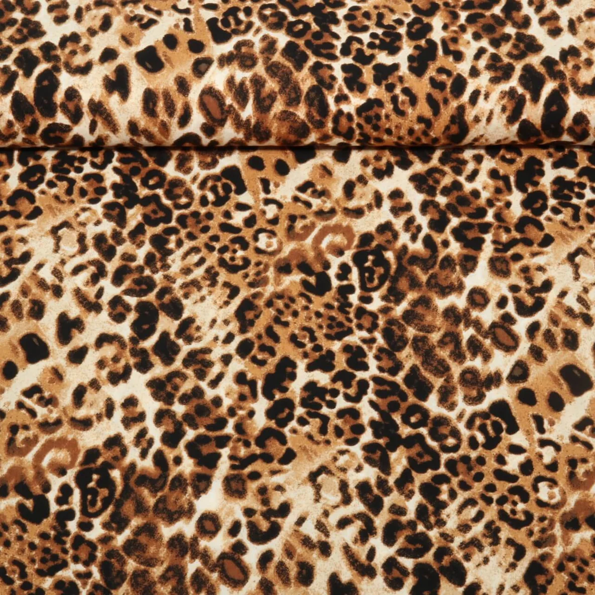 Viskose Popeline Leo Klein Beige