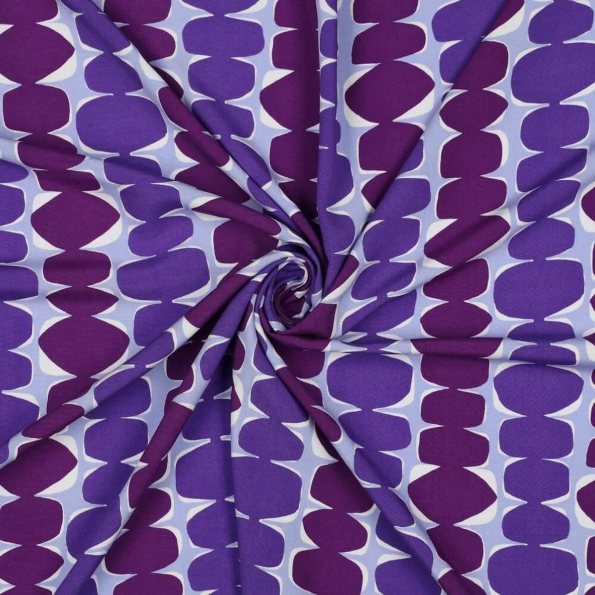 Viskose Retro Flieder EcoVero By Lenzing