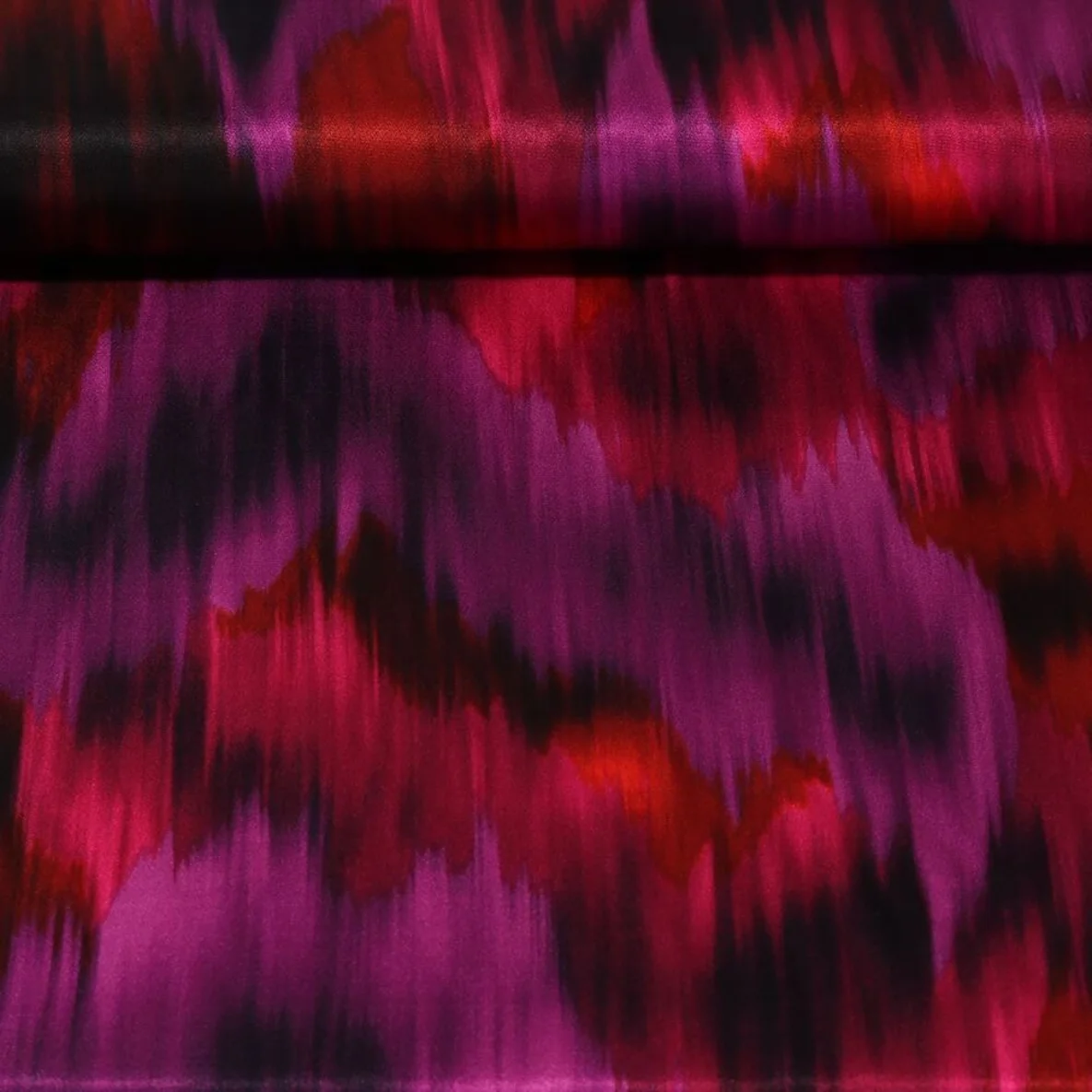 Viskose Satin Farbverlauf Fuchsia