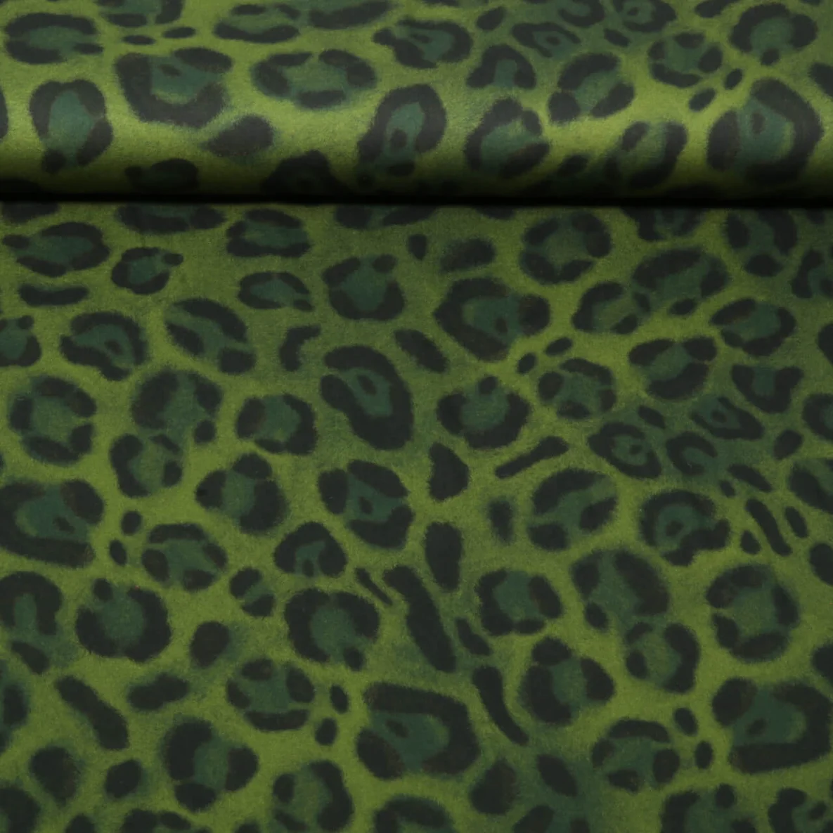 Viskose Satin Leo Grün