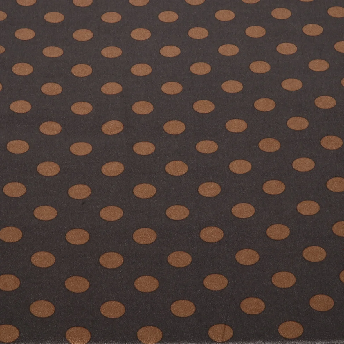 Viskose-Satin Punkte Espresso Bronze