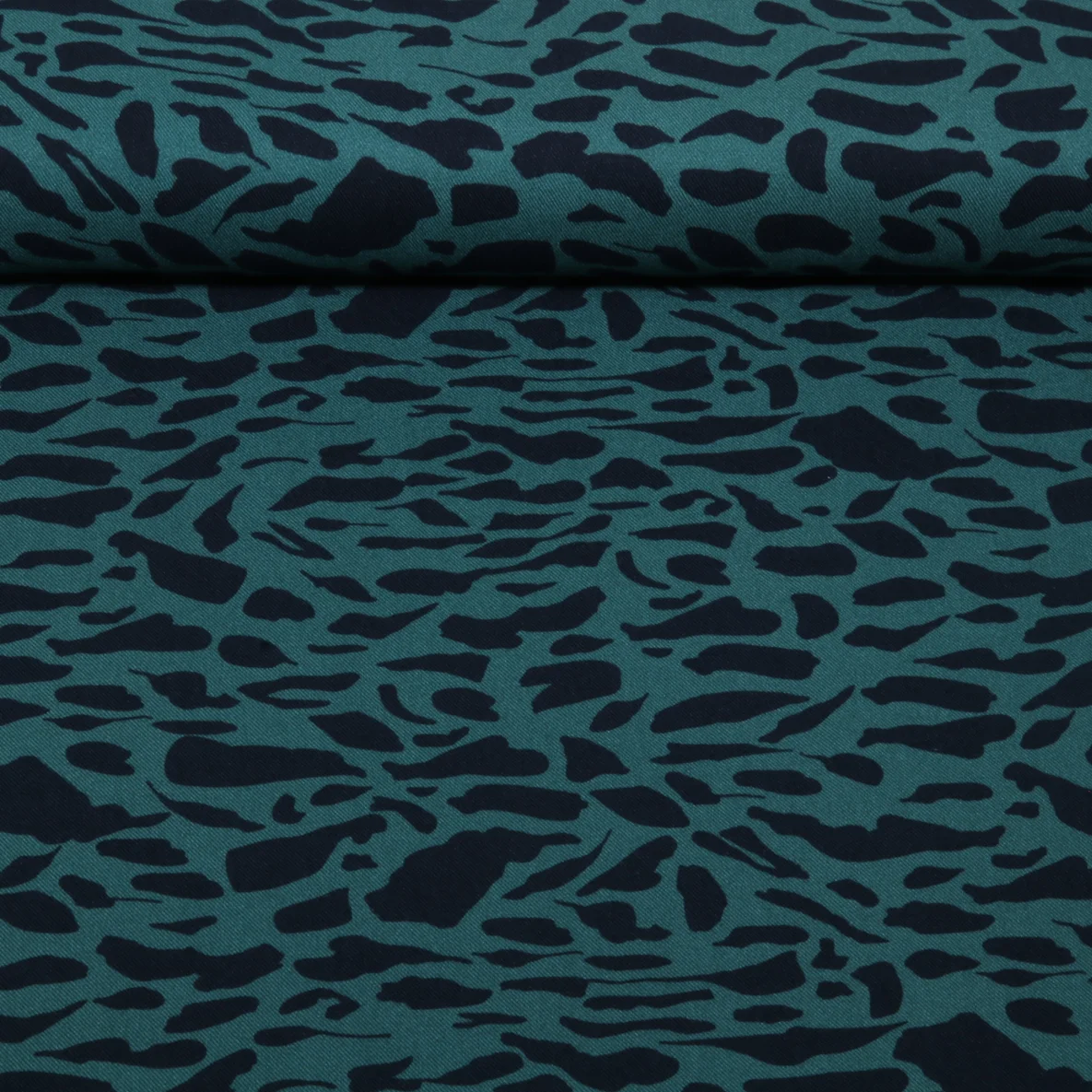 Viskose Twill Leo Petrol