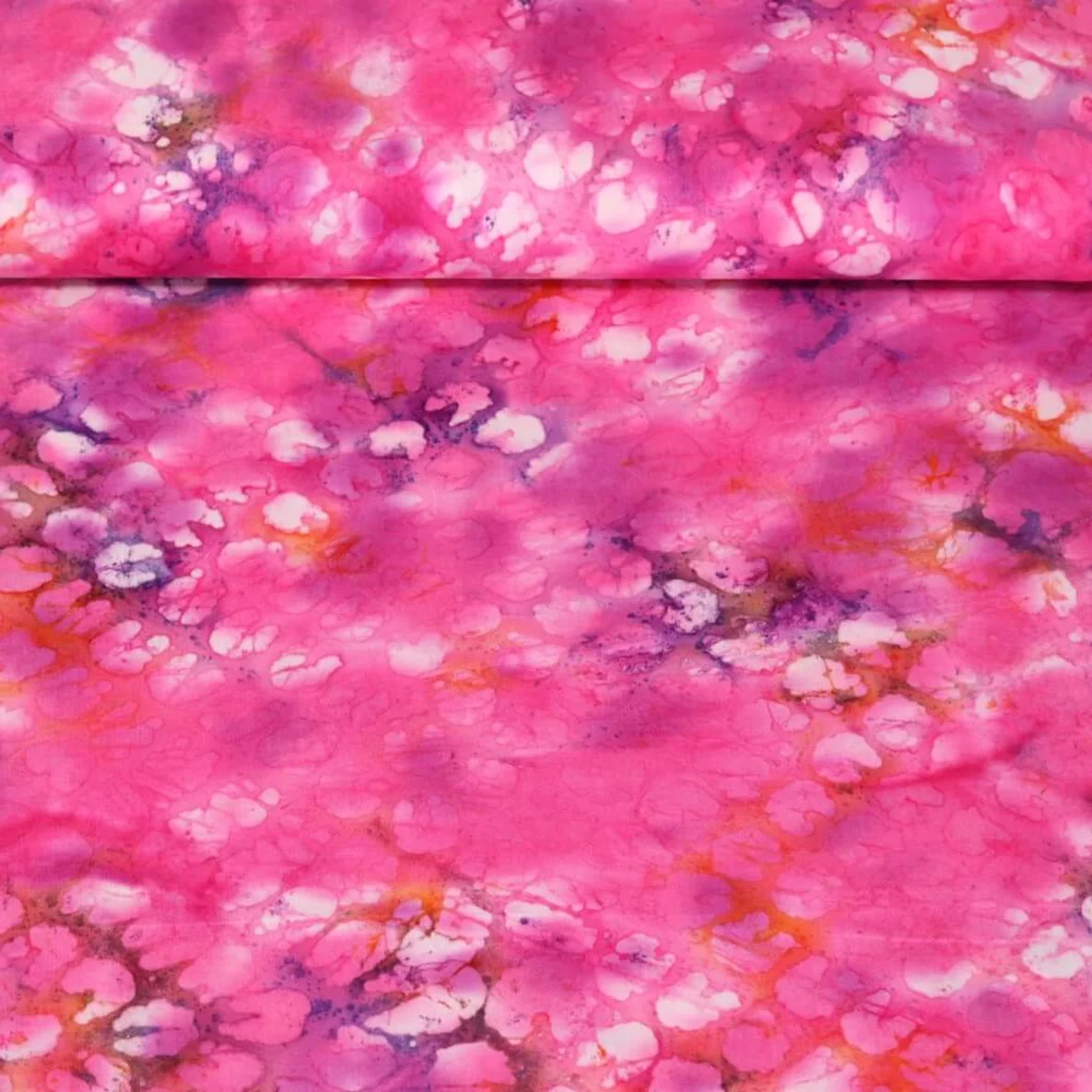 Viskose Webware Batik Pink