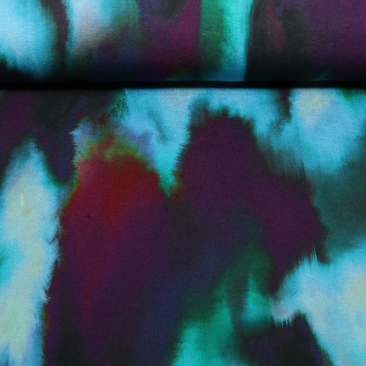 Viskosejersey Abstrakt Grün