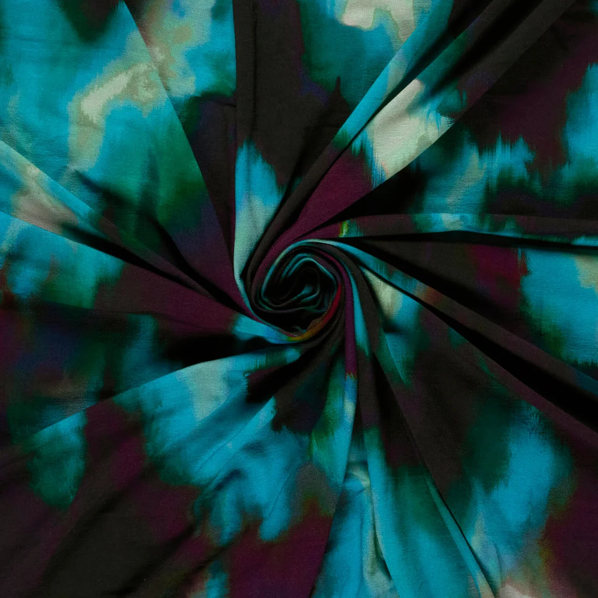 Viskosejersey Abstrakt Grün