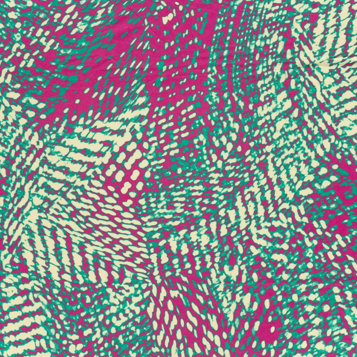 Viskosejersey Abstrakt Magenta