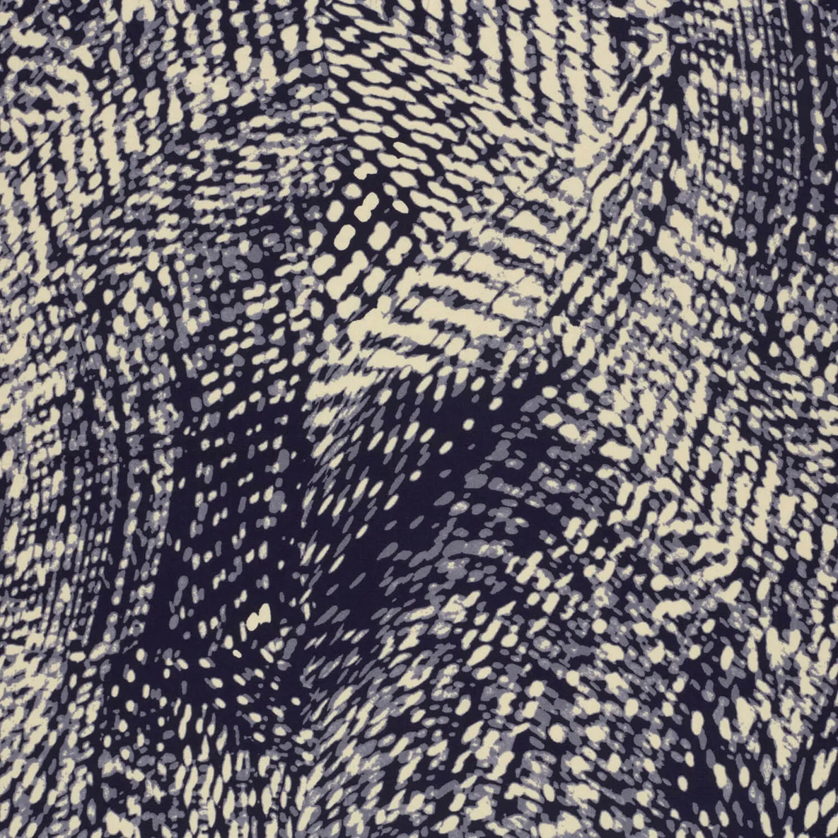 Viskosejersey Abstrakt Navy