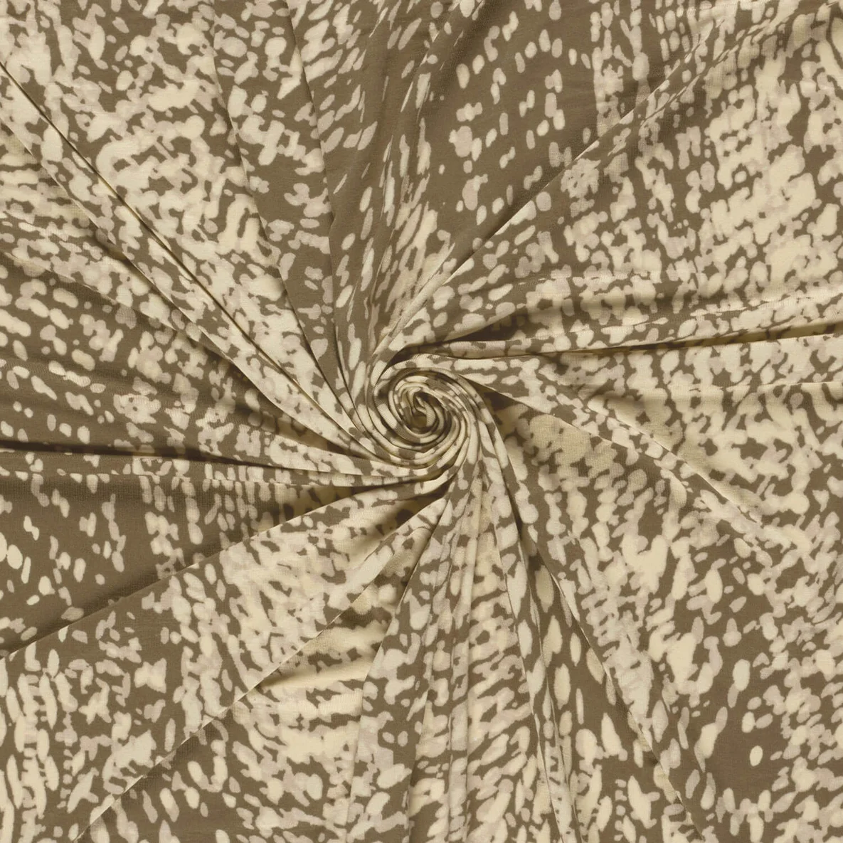 Viskosejersey Abstrakt Taupe