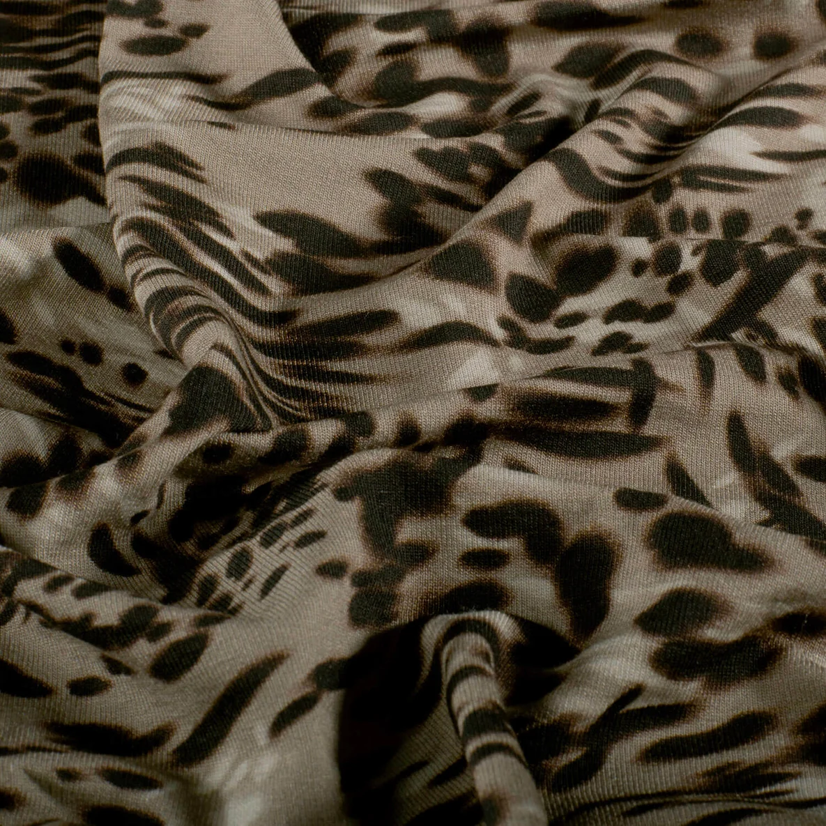 Viskosejersey   Digitaldruck Leo Abstrakt Grau