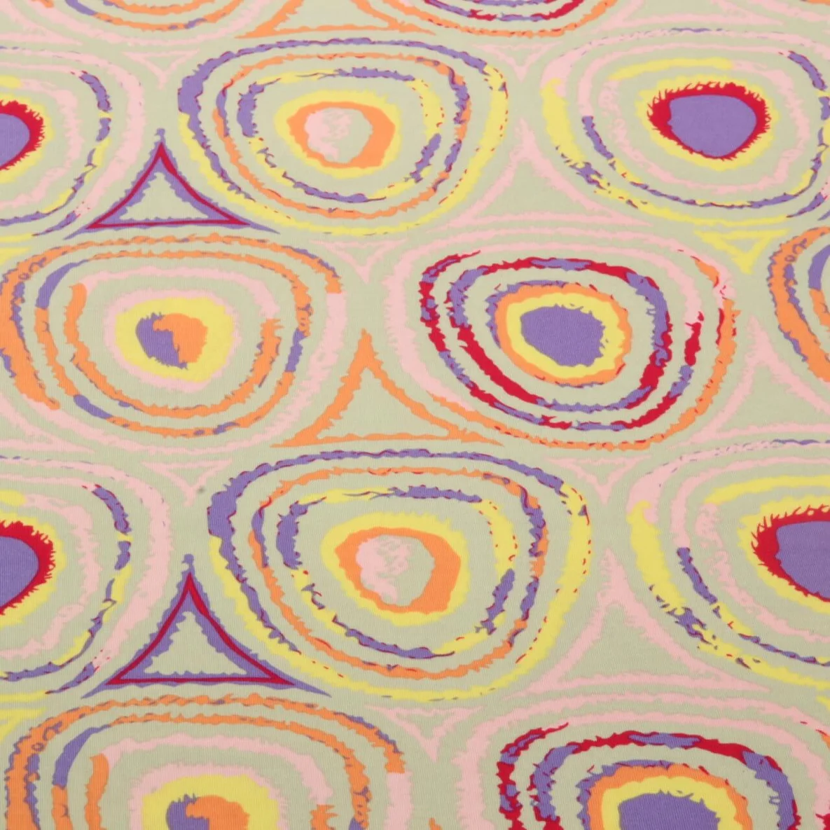 Viskosejersey Kreise Beige