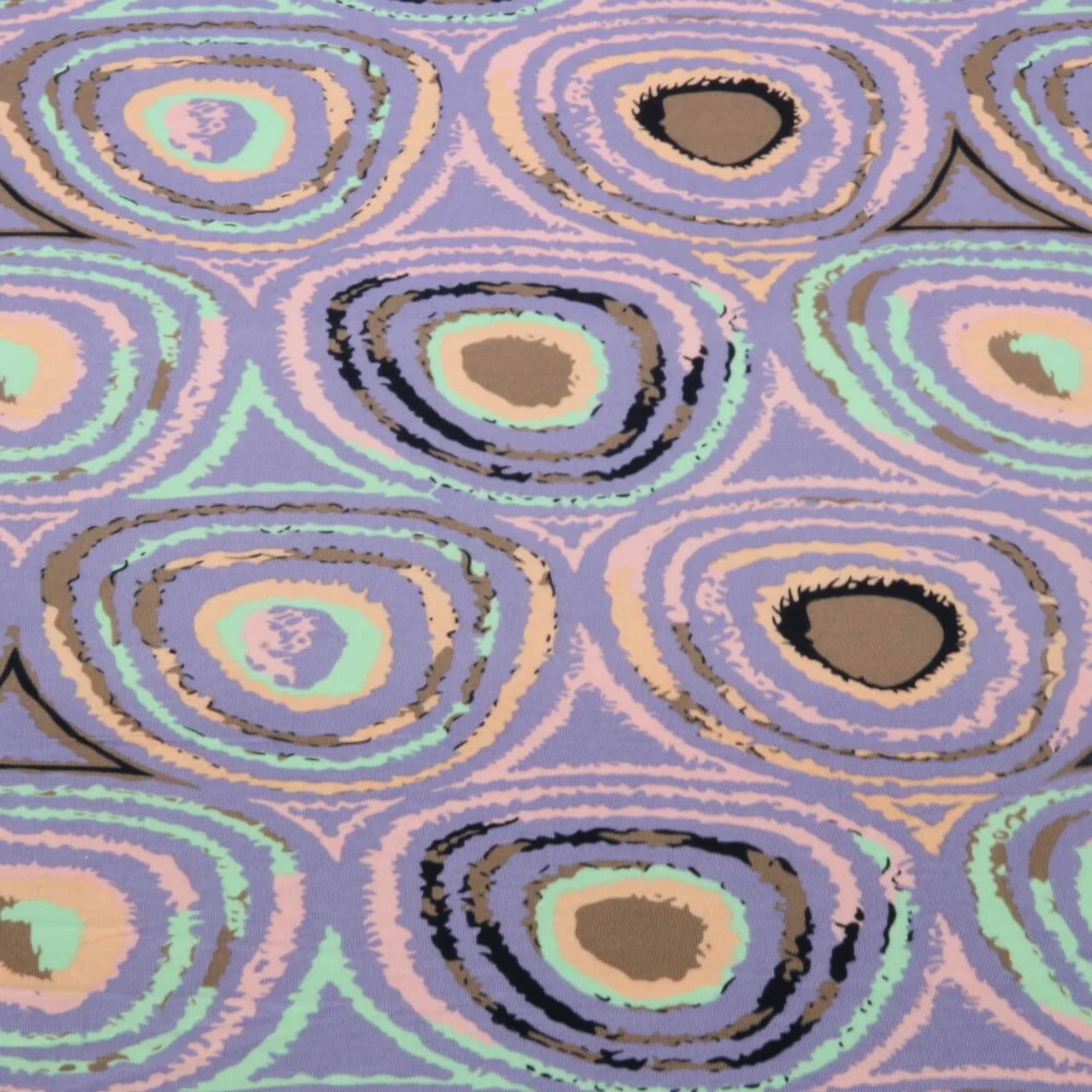 Viskosejersey Kreise Lila