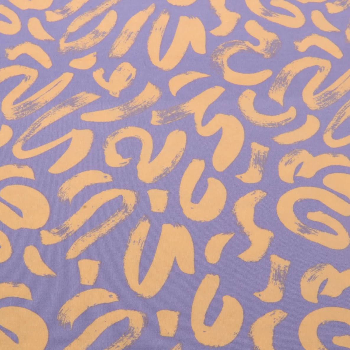 Viskosejersey Pinselmalerei Lila
