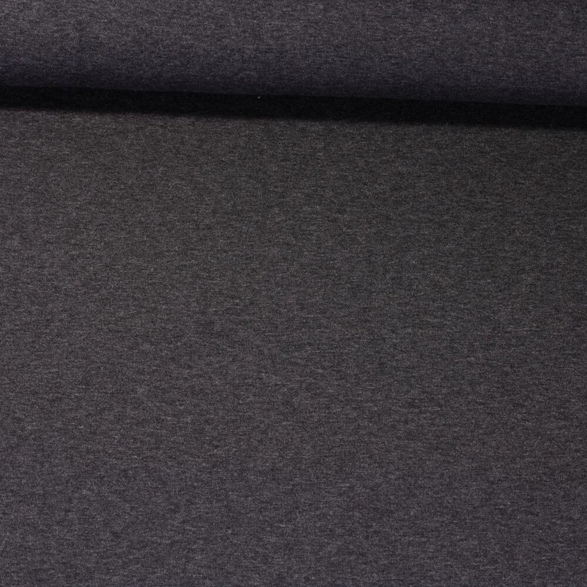 Viskosejersey Uni Anthrazit Melange