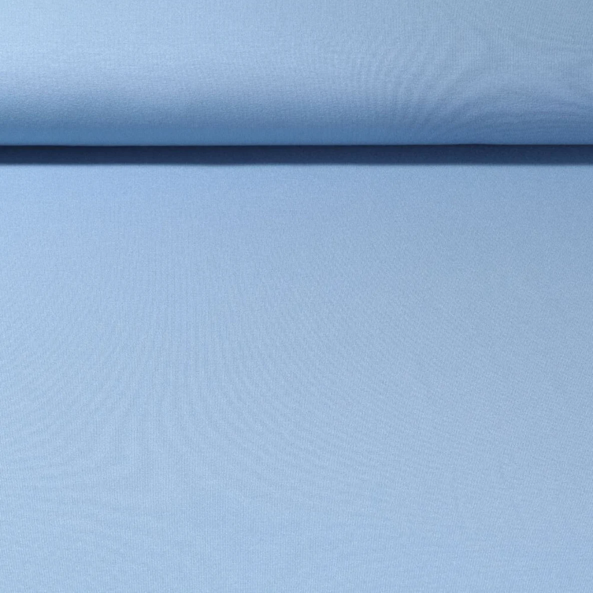 Viskosejersey Uni Hellblau