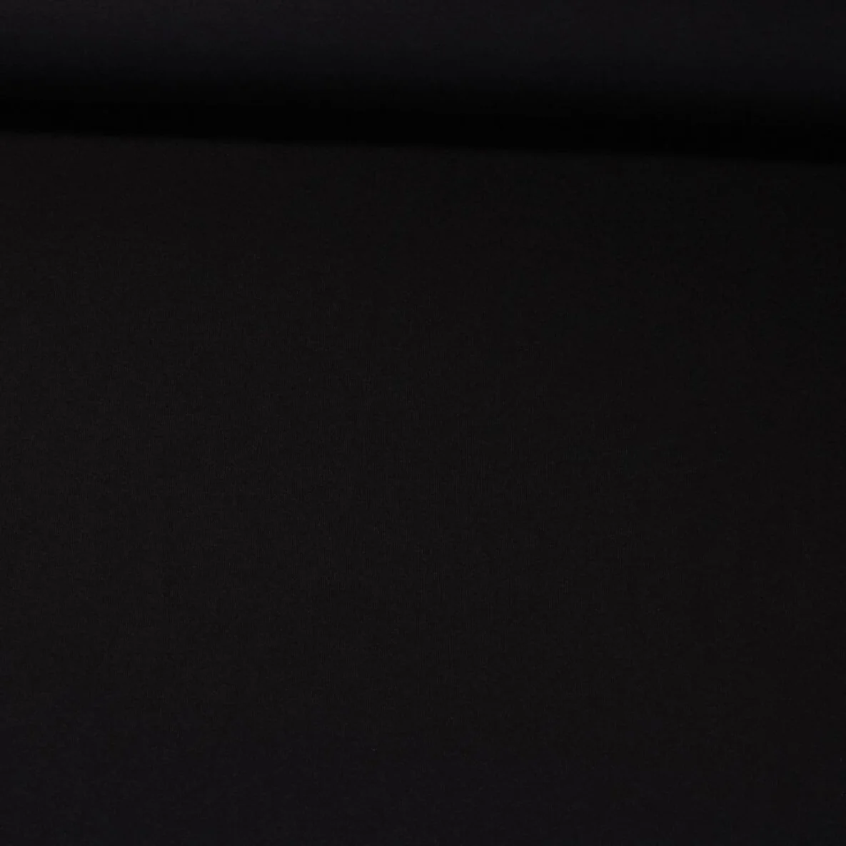 Viskosejersey Uni Schwarz