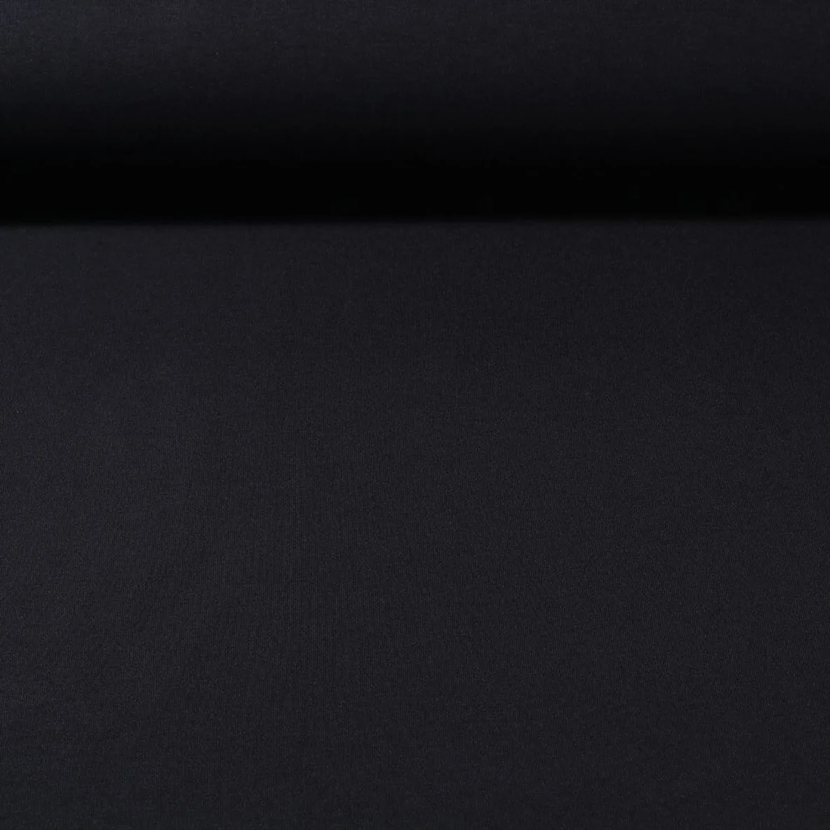 Viskosejersey Vintage Modal Touch Uni Schwarz