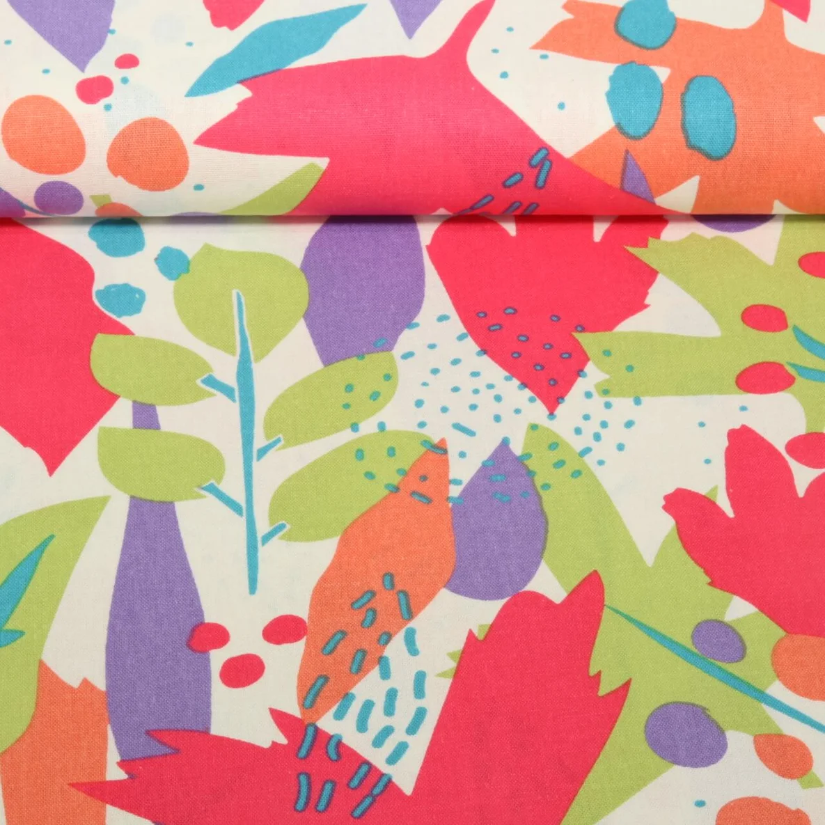 Viskoseleinen Blüten Blätter Weiß Koralle