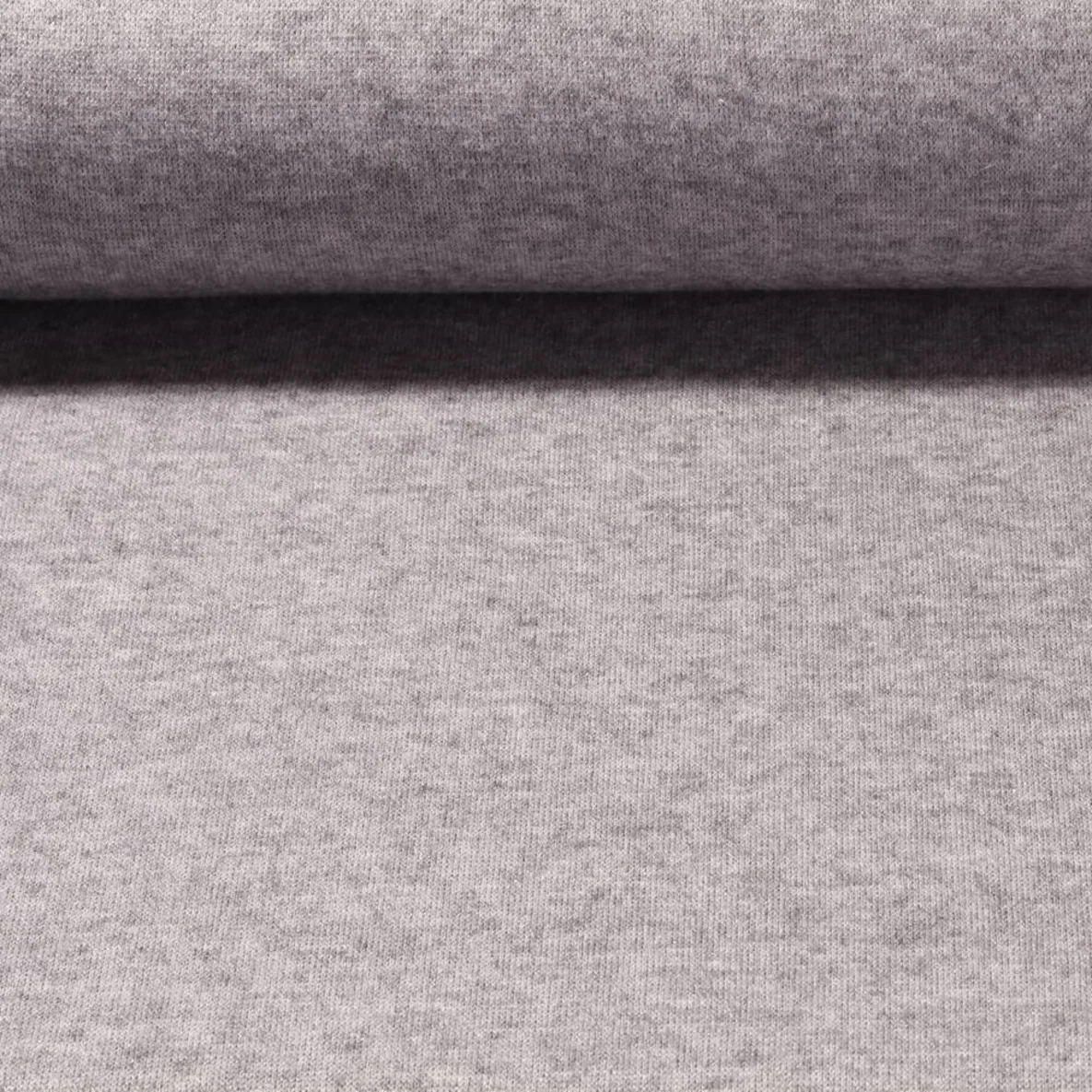 Viskosestrickjersey "Bridget" Grau Melange