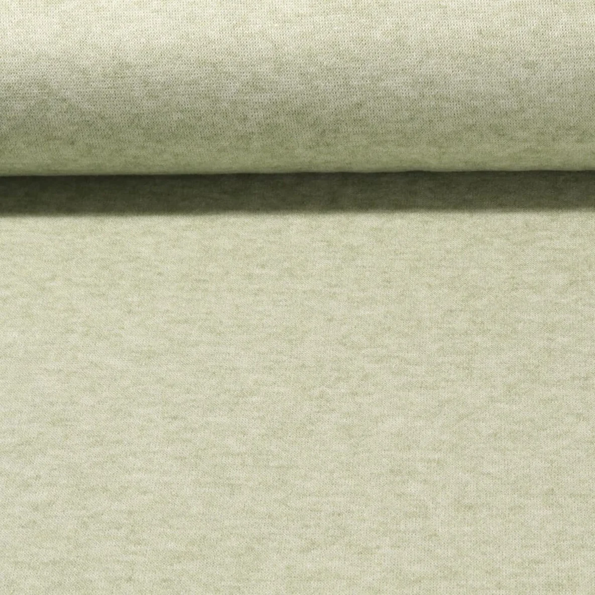 Viskosestrickjersey "Bridget" Hellgrün Melange