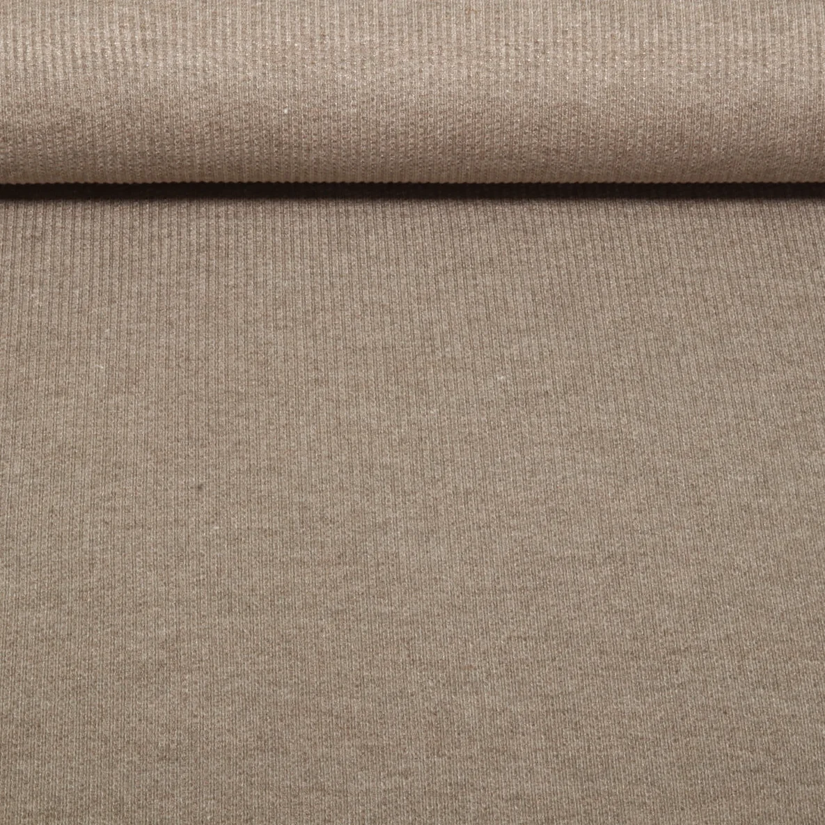 Viskosestrickjersey "Grazia" Hellbraun Melange