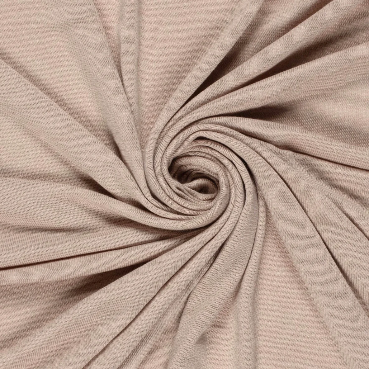 Viskosestrickjersey "Mary" Beige