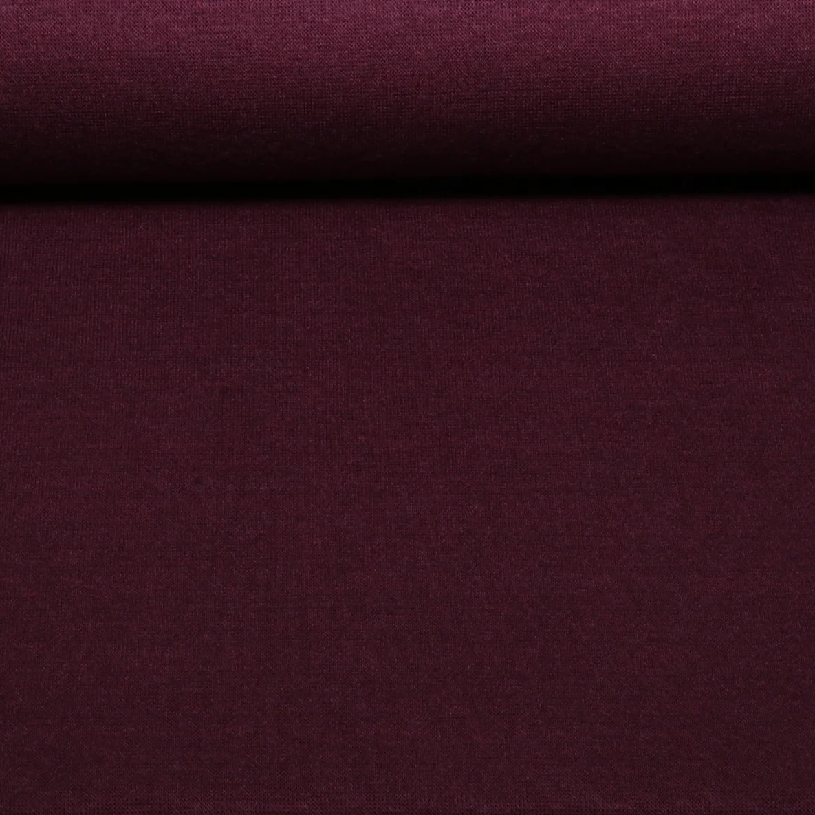 Viskosestrickjersey Merino Touch Uni Bordeaux