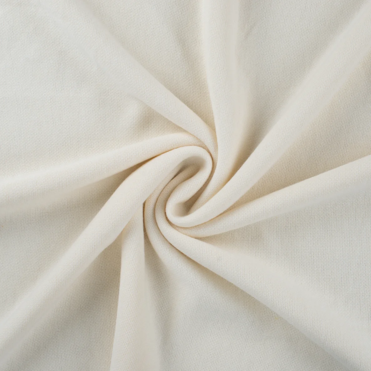 Viskosestrickjersey Merino Touch Uni Ecru